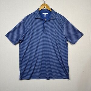 Greg Norman Men's XL Golf Shirt‎ Striped Shirt Sleeve